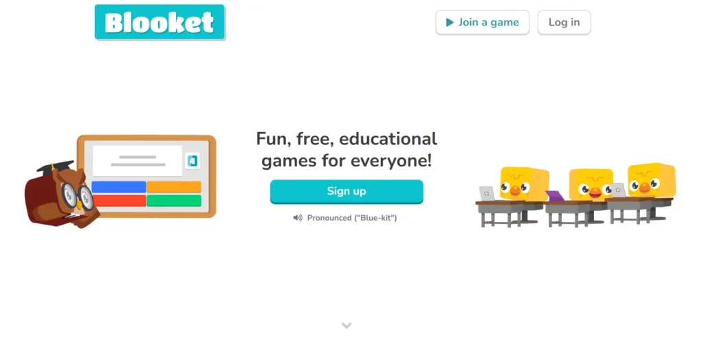 Open The Official Website Blooket